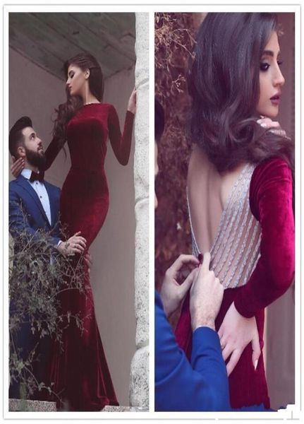 burgundy velvet back new arrival 2019 mermaid prom party dresses jewel long sleeve with beading covered button dresses evenin1444133, Black
burgundy velvet back new arrival 2019 mermaid prom party dresses jewel long sleeve with beading covered button dresses evenin1444133, Black