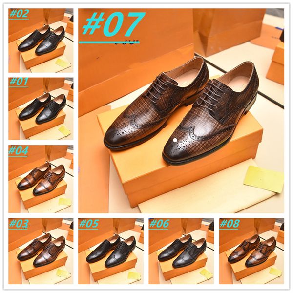 15 model brand formal designer dress shoes luxurious men black blue genuine leather shoes pointed toe men's business oxfords shoes size
15 model brand formal designer dress shoes luxurious men black blue genuine leather shoes pointed toe men's business oxfords shoes size