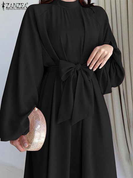 basic casual dresses zanzea elegant stand collar maxi vestido women holiday lantern sleeve fashion waist belted long robe 2023 spring dress, Black;gray
basic casual dresses zanzea elegant stand collar maxi vestido women holiday lantern sleeve fashion waist belted long robe 2023 spring dress, Black;gray