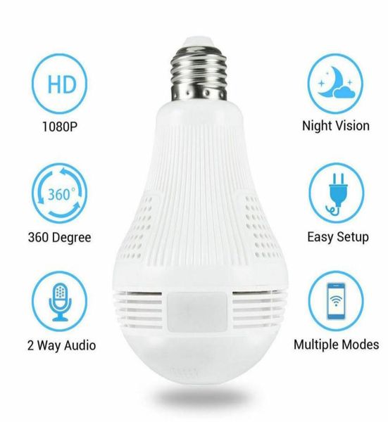 hd 360 panoramic wifi 1080p ip camera light bulb home security video camera wireless cctv surveillance fisheye network2137020, Black;white
hd 360 panoramic wifi 1080p ip camera light bulb home security video camera wireless cctv surveillance fisheye network2137020, Black;white