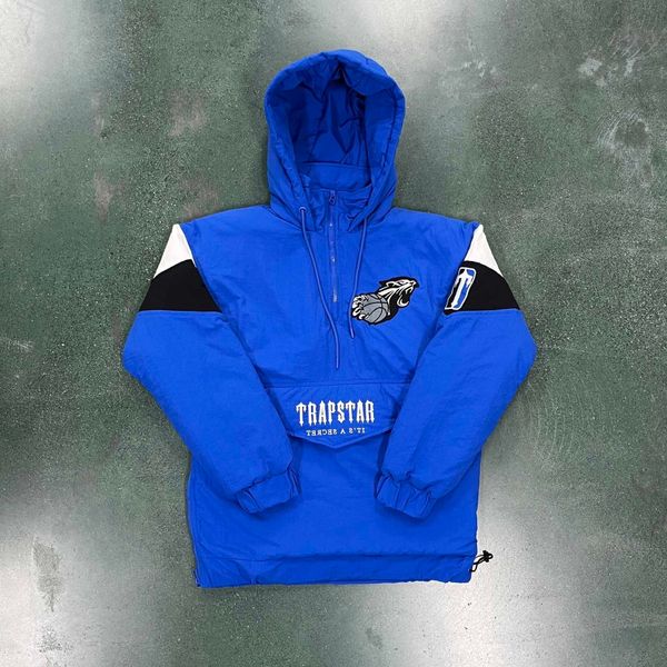 new limited edition trapstar jacket pullover with half zip down cotton jacket for men's casual street wear fashion, Black
new limited edition trapstar jacket pullover with half zip down cotton jacket for men's casual street wear fashion, Black