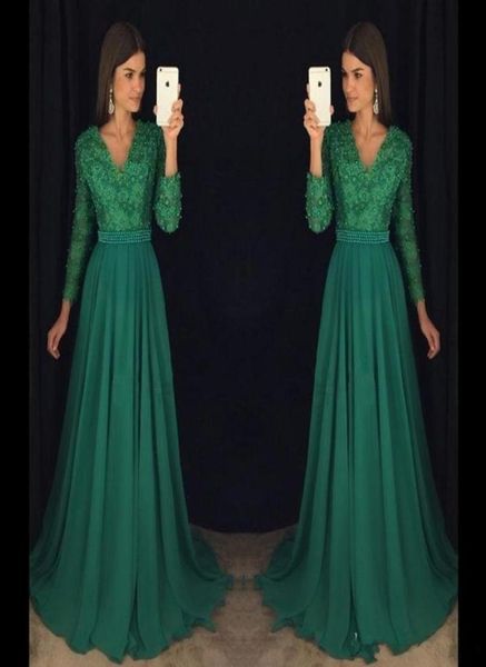 emerald green lace chiffon long sleeve prom pageant dresses modest vneck beaded plus size women formal occasion evening dress7243520, Black
emerald green lace chiffon long sleeve prom pageant dresses modest vneck beaded plus size women formal occasion evening dress7243520, Black