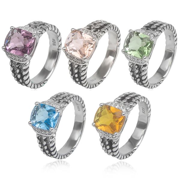 vintage designer fashion brand rings women wedding gift 10*8mm cz ring twisted cable wire rings, Silver
vintage designer fashion brand rings women wedding gift 10*8mm cz ring twisted cable wire rings, Silver