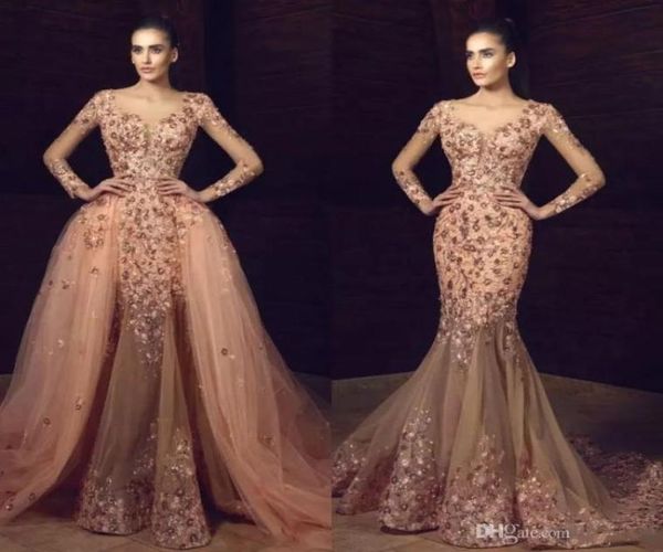 tony chaaya 2019 mermaid overskirts prom dresses long sleeves flower embroidery beaded evening gowns plus size formal dress4914270, Black
tony chaaya 2019 mermaid overskirts prom dresses long sleeves flower embroidery beaded evening gowns plus size formal dress4914270, Black