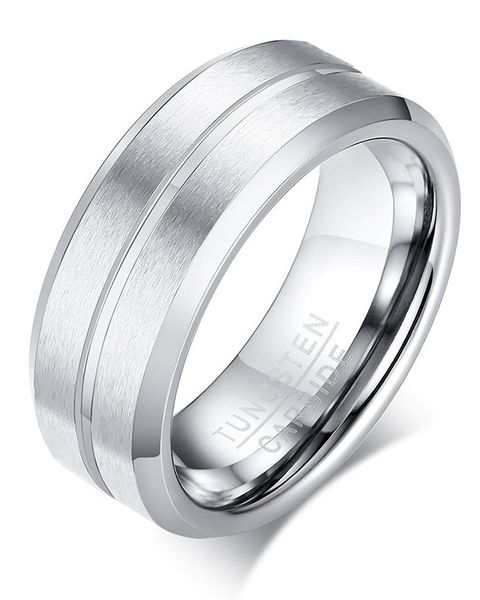 vintage mens ring tungsten carbide groove design rings jewelry gift for men women boyfriend girlfriend yw290tcr-039, Silver
vintage mens ring tungsten carbide groove design rings jewelry gift for men women boyfriend girlfriend yw290tcr-039, Silver