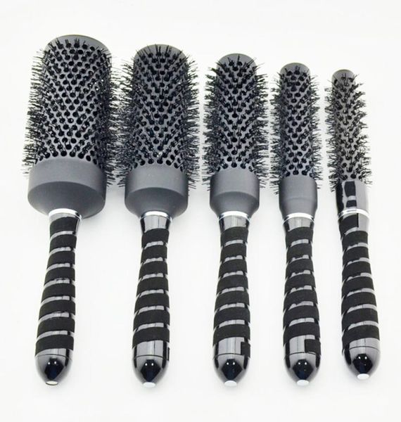 saling ceramic hair brush in black color ionic round brush in technology for i 1 set 5 pcs3324046, Silver
saling ceramic hair brush in black color ionic round brush in technology for i 1 set 5 pcs3324046, Silver