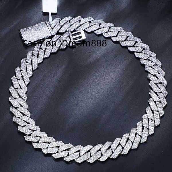 pass diamond tester bling hip hop jewelry 18mm 925 sterling silver vvs moissanite iced out miami cuban link chain for men
pass diamond tester bling hip hop jewelry 18mm 925 sterling silver vvs moissanite iced out miami cuban link chain for men