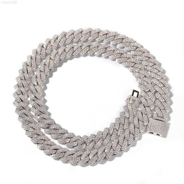 13mm iced out cuban link chain with full cz stone bling men women fashion hip hop crystal jewelry necklaces, Silver
13mm iced out cuban link chain with full cz stone bling men women fashion hip hop crystal jewelry necklaces, Silver