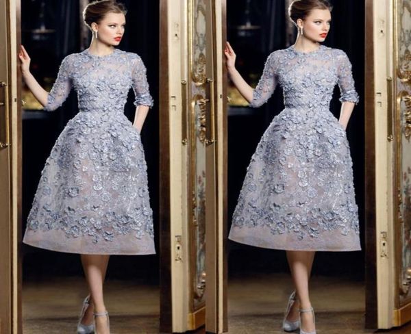 half sleeve short party dresses 3d floral appliques with beading pearls party dresses for women organza ellie saab formal5429564, Black
half sleeve short party dresses 3d floral appliques with beading pearls party dresses for women organza ellie saab formal5429564, Black