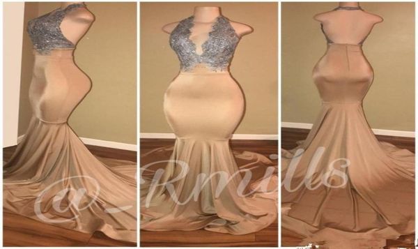 silver gold champagne prom dresses mermaid backless halter neck formal african black girls evening dress pageant gowns3140742
silver gold champagne prom dresses mermaid backless halter neck formal african black girls evening dress pageant gowns3140742