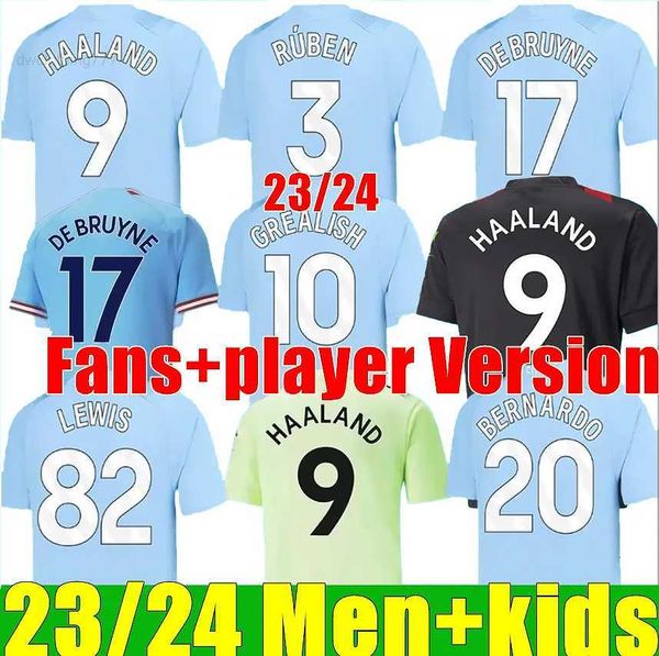 23 24 mans cities soccer jerseys haaland alvarez 2023 2024 grealish foden football shirt de bruyne gesus bernardo mahrez rodrigo men kids ki, Gray
23 24 mans cities soccer jerseys haaland alvarez 2023 2024 grealish foden football shirt de bruyne gesus bernardo mahrez rodrigo men kids ki, Gray