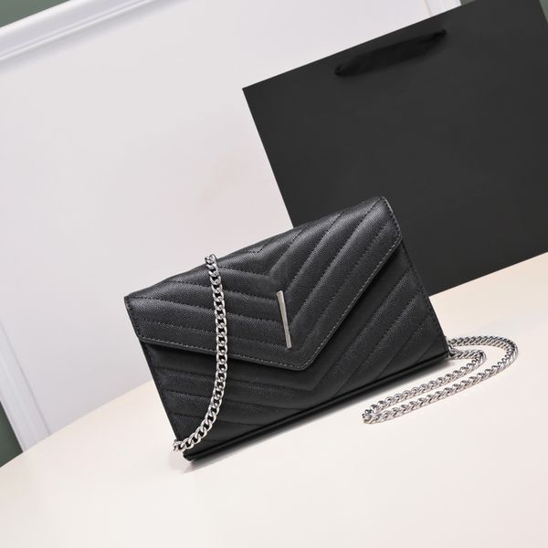 designer chain bag shoulder crossbody bag purse bag metallic letter quilting envelope card package multi card slot flap opening and closing
designer chain bag shoulder crossbody bag purse bag metallic letter quilting envelope card package multi card slot flap opening and closing