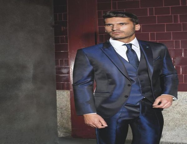 classic design shiny navy blue groom tuxedos peak lapel one button groomsmen mens wedding dress excellent man suitsjacketpantsv9401942, Black;gray
classic design shiny navy blue groom tuxedos peak lapel one button groomsmen mens wedding dress excellent man suitsjacketpantsv9401942, Black;gray
