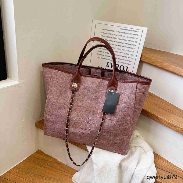 2024 new designer beach bags tote bag portable large capacity women's fashion canvas handbag casual summer bag ladies chain shoulder ba
2024 new designer beach bags tote bag portable large capacity women's fashion canvas handbag casual summer bag ladies chain shoulder ba