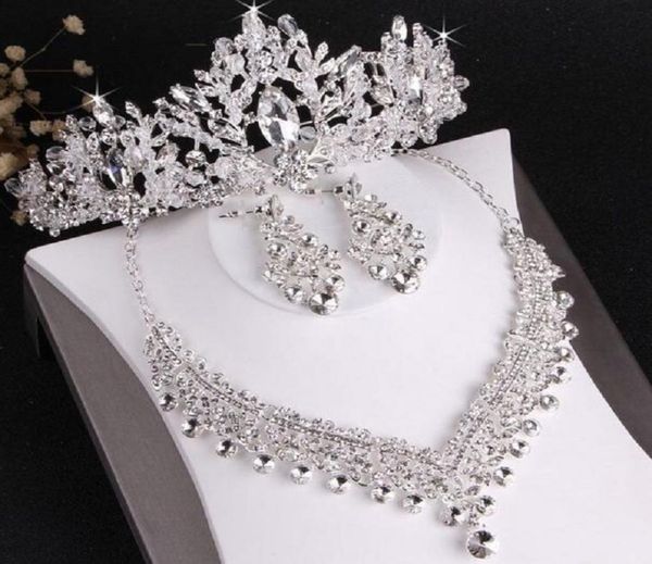 highend bride wedding crown headpieces necklace earrings threepiece set designer white crystal handmade fine craft9229429, Silver
highend bride wedding crown headpieces necklace earrings threepiece set designer white crystal handmade fine craft9229429, Silver