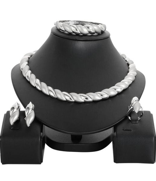 earrings necklace dubai silver color jewelry sets for women choker ring charm african wedding bridal set3267897
earrings necklace dubai silver color jewelry sets for women choker ring charm african wedding bridal set3267897
