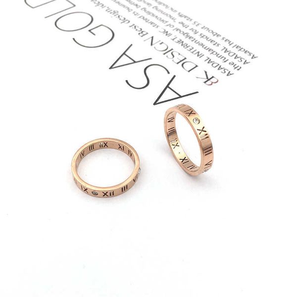 original designer tiffay colorfast ring female alphabet roman number rose gold jewelry titanium steel personality versatile fashion, Silver
original designer tiffay colorfast ring female alphabet roman number rose gold jewelry titanium steel personality versatile fashion, Silver