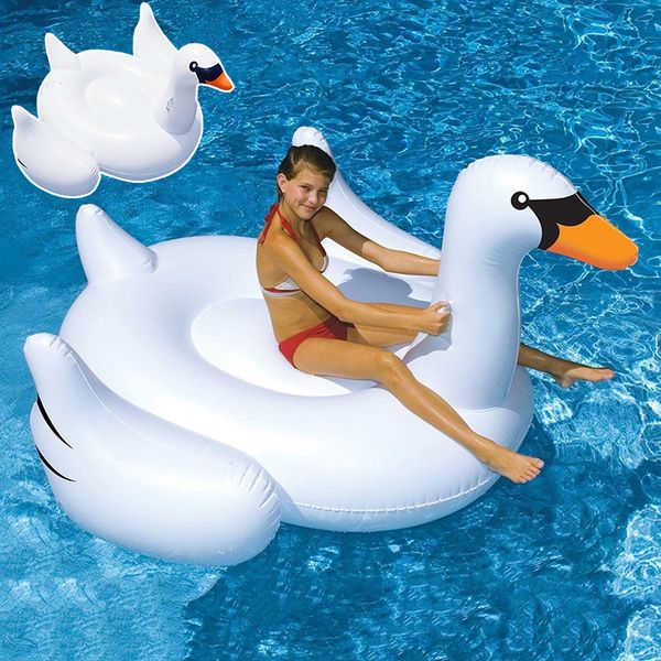 kickboards 150cm inflatable gaint white swan pool float giant swimming ring summer water mattress bed party toys for adults kids 230629
kickboards 150cm inflatable gaint white swan pool float giant swimming ring summer water mattress bed party toys for adults kids 230629