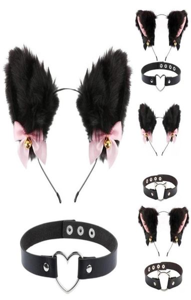 hair accessories cat ears headband plush furry cute with bow bell chocker fluffy headwear kitten necklace for party halloween6672342
hair accessories cat ears headband plush furry cute with bow bell chocker fluffy headwear kitten necklace for party halloween6672342