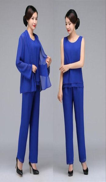 custom made royal blue beaded mother of the bride pant suits with jacket chiffon boho mothers outfit formal garment wedding g3954597, Black;red
custom made royal blue beaded mother of the bride pant suits with jacket chiffon boho mothers outfit formal garment wedding g3954597, Black;red