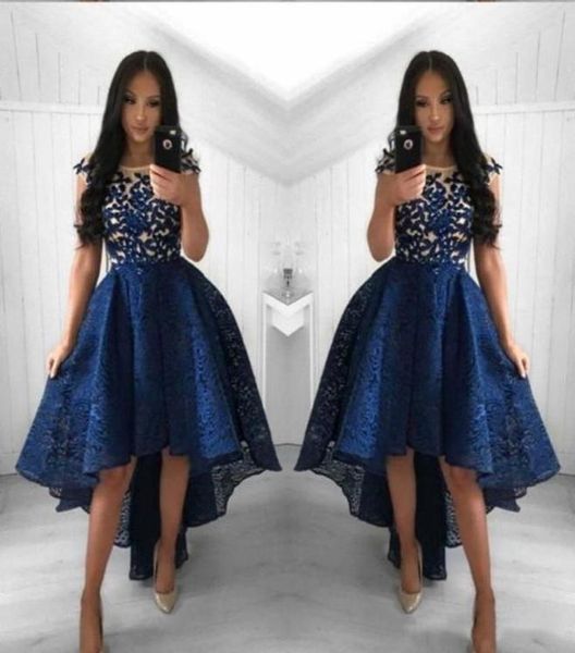 2022 navy blue plus size cocktail dresses jewel neck illusion lace appliques cap sleeves high low short prom dress homecoming4783958, Black
2022 navy blue plus size cocktail dresses jewel neck illusion lace appliques cap sleeves high low short prom dress homecoming4783958, Black