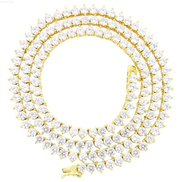 iced out bling women 3mm 3 prong cz tennis chain choker cubic zirconia jewelry, Silver
iced out bling women 3mm 3 prong cz tennis chain choker cubic zirconia jewelry, Silver