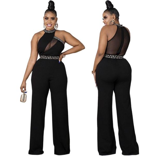 women's jumpsuit 2023 autumn new sleeveless mesh stitching women's jumpsuit women's clothing, Black;white
women's jumpsuit 2023 autumn new sleeveless mesh stitching women's jumpsuit women's clothing, Black;white