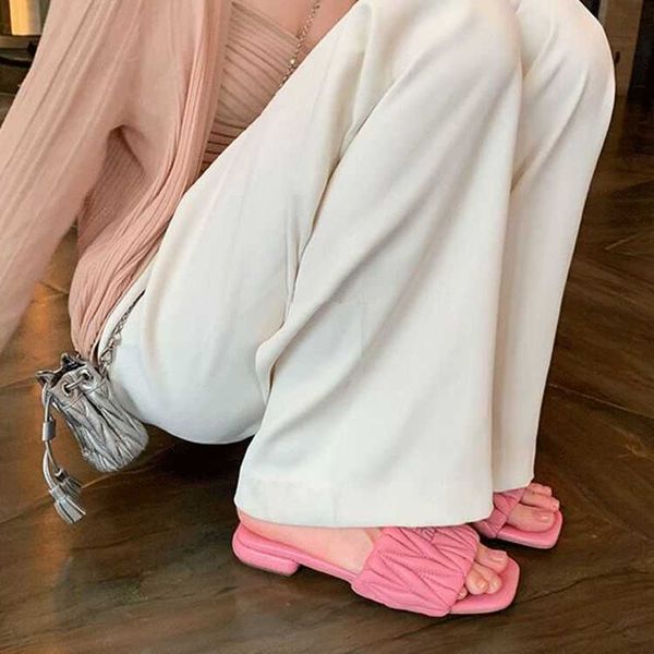slide shoes women mius designer sandals family beach slippers wear versatile flat bottom mesh red summer lightweight genuine leather thick h
slide shoes women mius designer sandals family beach slippers wear versatile flat bottom mesh red summer lightweight genuine leather thick h