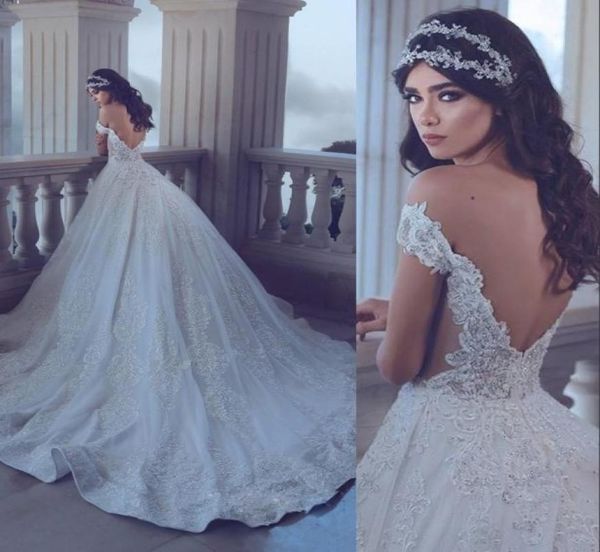 said mhamad aline wedding dress beaded full lace applique off shoulder backless wedding gowns custom made culture wedding dr9505572, White
said mhamad aline wedding dress beaded full lace applique off shoulder backless wedding gowns custom made culture wedding dr9505572, White