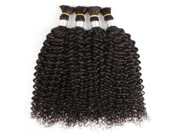 4pcs hair bulks natural color straight jerry curly indian human hair no weft curly hair bulk for braiding7241748, Black
4pcs hair bulks natural color straight jerry curly indian human hair no weft curly hair bulk for braiding7241748, Black