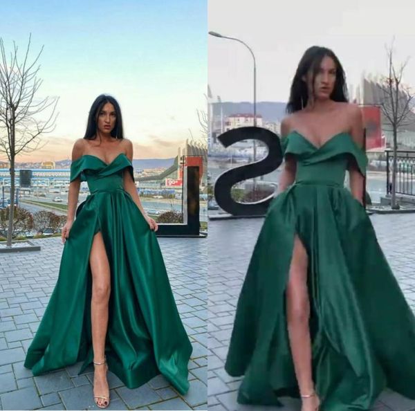 elegant green aline evening dresses sweetheart sleeveless highsplit party gown satin floorlength formal prom dress custom7481177, Black;red
elegant green aline evening dresses sweetheart sleeveless highsplit party gown satin floorlength formal prom dress custom7481177, Black;red