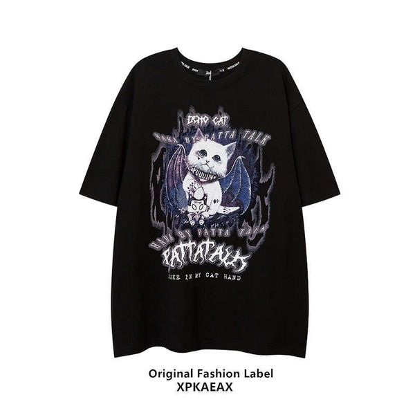 spaceman brand cute fashion cat print couple costume t-shirts for men and women china-chic dark style 5/4 sleeve stussys nj, White;black
spaceman brand cute fashion cat print couple costume t-shirts for men and women china-chic dark style 5/4 sleeve stussys nj, White;black
