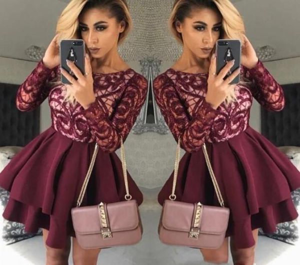 2019 short burgundy homecoming dress a line long sleeves juniors sweet 15 graduation cocktail party dress plus size custom m5656913, Blue;pink
2019 short burgundy homecoming dress a line long sleeves juniors sweet 15 graduation cocktail party dress plus size custom m5656913, Blue;pink