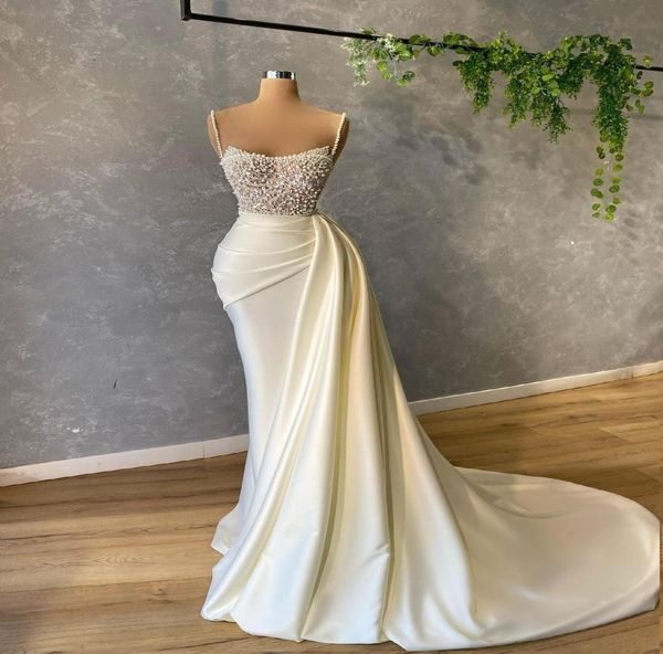 luxury pearls spaghetti long party dress evening dress beading sequins ruched prom gowns satin sweep train mermaid dresses6734082, Black
luxury pearls spaghetti long party dress evening dress beading sequins ruched prom gowns satin sweep train mermaid dresses6734082, Black