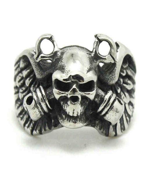 2pcs fast ghost skull grenade ring 316l stainless steel fashion jewelry cool biker double1588512, Silver
2pcs fast ghost skull grenade ring 316l stainless steel fashion jewelry cool biker double1588512, Silver