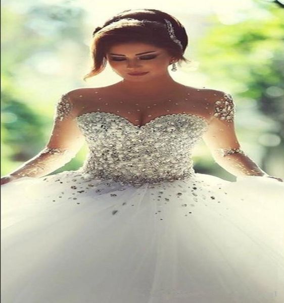 new full sheer sleeves beads crystal and pearls elegant white wedding dress gown 2020 bridal wedding gown vestido de novia6645842
new full sheer sleeves beads crystal and pearls elegant white wedding dress gown 2020 bridal wedding gown vestido de novia6645842