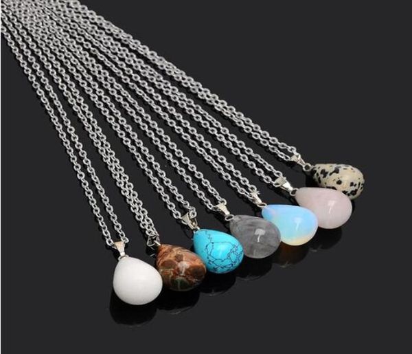 stainless steel chains water drop crystal natural stone necklaces choker pendant necklace for women men fashion jewelry4273854, Silver
stainless steel chains water drop crystal natural stone necklaces choker pendant necklace for women men fashion jewelry4273854, Silver