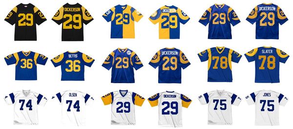 stitched football jersey 29 eric dickerson 75 deacon jones 74 merlin olsen 78 jackie slater 36 jerome bettis 1969-1994 blue mitchell & ness, Black;red
stitched football jersey 29 eric dickerson 75 deacon jones 74 merlin olsen 78 jackie slater 36 jerome bettis 1969-1994 blue mitchell & ness, Black;red