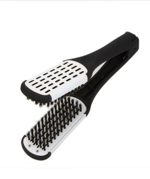 double side straightening hair brushes massage comb professional salon hairdressing straightener styling tool duplex brush5905295, Silver
double side straightening hair brushes massage comb professional salon hairdressing straightener styling tool duplex brush5905295, Silver