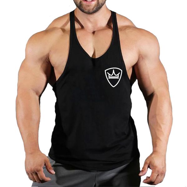 men' tank cotton gym shirt sport tank men sleeveless running shirt men workout training tank fitness sport stringer vest 230630, White;black
men' tank cotton gym shirt sport tank men sleeveless running shirt men workout training tank fitness sport stringer vest 230630, White;black