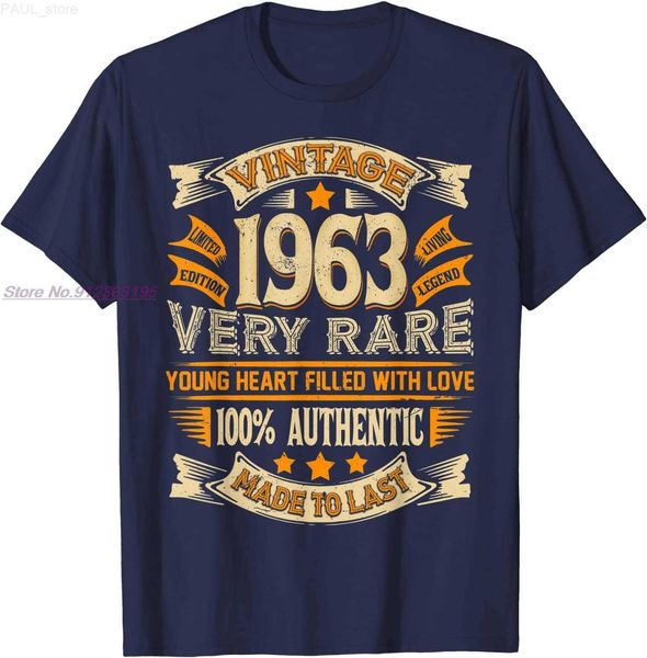 men's t-shirts vintage authentic made in 1963 56th birthday gifts 56 years l230630, White;black
men's t-shirts vintage authentic made in 1963 56th birthday gifts 56 years l230630, White;black