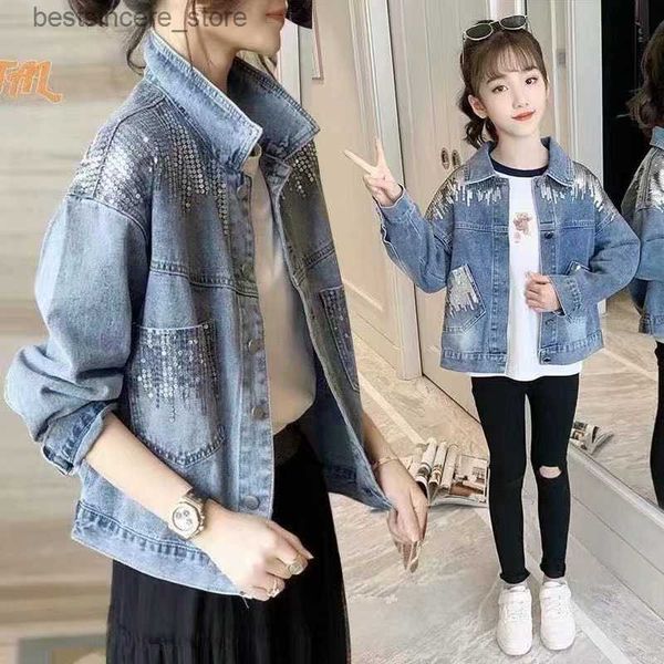 2021 new autumn family denim jacket mother kids family matching outfits mother daughter clothes parent-childoutwear coat l230522, Blue
2021 new autumn family denim jacket mother kids family matching outfits mother daughter clothes parent-childoutwear coat l230522, Blue