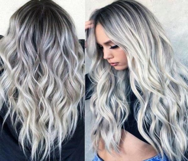 selling bleaching and dyeing medium split long curly hair cos gray gradient animation wig new feminized fiber head cover6912356, Black
selling bleaching and dyeing medium split long curly hair cos gray gradient animation wig new feminized fiber head cover6912356, Black