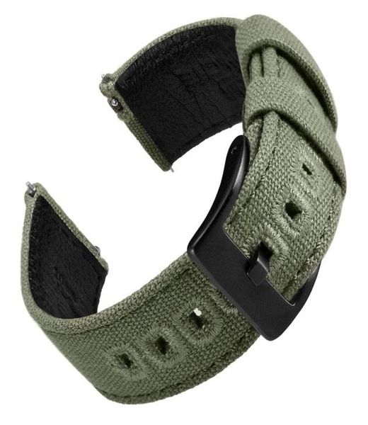 watch bands eache fabric canvasgenuine leather straps with quick release spring bar green sailcloth band6482441, Black;brown
watch bands eache fabric canvasgenuine leather straps with quick release spring bar green sailcloth band6482441, Black;brown