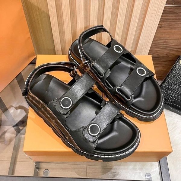women's sandals 2023 summer new thick sole classic vintage sandals leather casual shoes flat heel open toe caligae, Black
women's sandals 2023 summer new thick sole classic vintage sandals leather casual shoes flat heel open toe caligae, Black