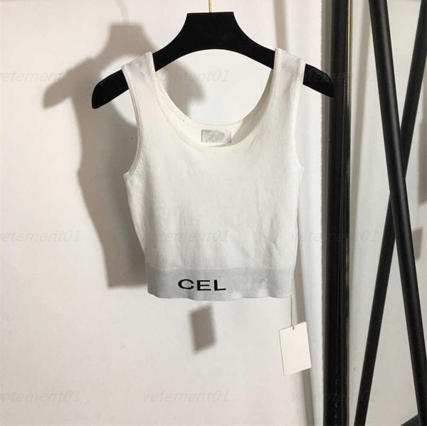white tank rs womens letter jacquard versatile knit undershirt yacht party designer clothes women size s-l 0607
white tank rs womens letter jacquard versatile knit undershirt yacht party designer clothes women size s-l 0607