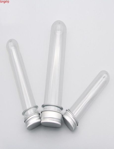 30ml 40ml 100ml 50pcs excellent plastic transparent test tubes aluminum cap empty bottles bath salt candy bottlesgood qty7782933
30ml 40ml 100ml 50pcs excellent plastic transparent test tubes aluminum cap empty bottles bath salt candy bottlesgood qty7782933