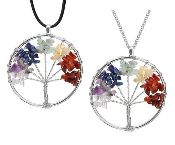 tree of life quartz pendant necklace rainbow 7 chakra multicolor natural stone wisdom tree leather chain necklace for girls gift d5767311, Silver
tree of life quartz pendant necklace rainbow 7 chakra multicolor natural stone wisdom tree leather chain necklace for girls gift d5767311, Silver