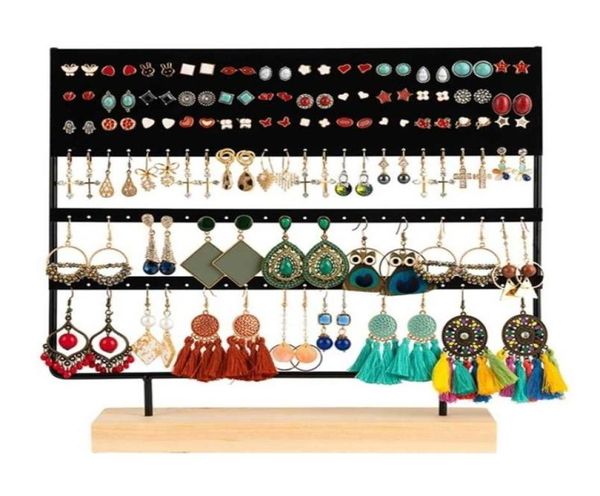 earring stand display rack 3tier stud holder jewelry organizer studs 144 holes with wood base 2111058477542, Black
earring stand display rack 3tier stud holder jewelry organizer studs 144 holes with wood base 2111058477542, Black