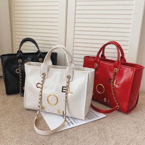 fashion women's luxury hand bags beach bag brand ch metal badge classic totes handbags small mini pearl handbag female capacity large l, Black;red
fashion women's luxury hand bags beach bag brand ch metal badge classic totes handbags small mini pearl handbag female capacity large l, Black;red
